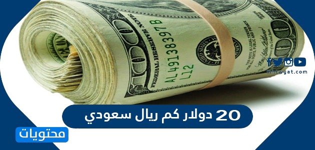 ٢٠ دولار كم ريال سعودي